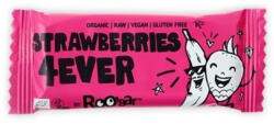 Roobar Baton cu capsuni bio 30g Roobar