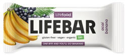 Lifefood Baton cu acai si banane bio 40g Lifebar