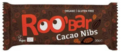 Roobar Baton cu miez de cacao bio 30g Roobar