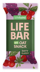 Lifefood Baton de ovaz cu fructe de padure, bio, 40g, Lifebar