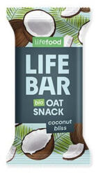 Lifefood Baton de ovaz cu cocos, bio, 40g, Lifebar
