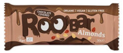 Roobar Baton cu migdale invelit in ciocolata bio 30g Roobar