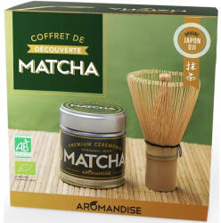 Aromandise Set pentru ceai ceremonial matcha bio, 30g, Aromandise - biomag