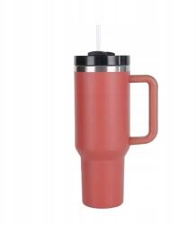  Kaipack termo bögre rózsaszín 1200 ml rozsdamentes acél szívószállal reg7
