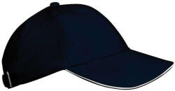 K-UP KP042 Orlando 6 paneles gyerek baseball sapka - navy/white színben (kp042nv-u)