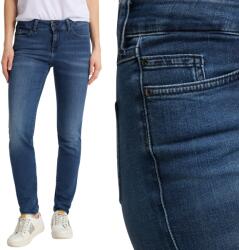Mustang Jasmin Jeggings Slim szabású kék farmernadrág W27 L34 (10062815000502)