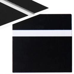 Toplaser Gravírozott laminátum 1, 3mm fekete/fehér 811 formátum 300x200 30x20cm CO2 lézer (Laminat laser CO2 30x20cm kolor 811)