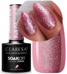 Claresa Hibrid Lakk Uv/led Full Glitter 4 Rózsaszín Ezüst Rose Silver (5902846079743)