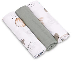 Sensillo 3 Db-os Pelenka Szett Prémium Muszlin Pelenka 60X80 CM Puha Pelenka (SILLO-08502)