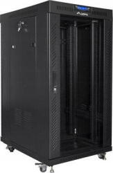Lanberg Cabinet Metalic Lanberg FF01-6822-12BL Rack 19inch 22U/ 600x800mm Negru (FF01-6822-12BL) - emida
