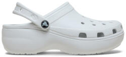 Crocs Saboți Crocs Women's Classic Platform Clog Alb - Moonlight 39-40 EU - W9 US