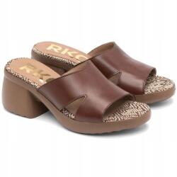 Ryłko Női flip-flop papucs Ryłko 4RGL4_M_ _9JVF Brown barna Bőr MÉRET. 39 (5905032913265)