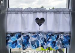  Irigy Hónaljmirigy fehér, kék-sötétkék virágokkal 180/40 (firaneczka-24.pl)
