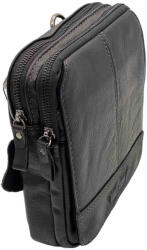  Borseta / Geanta messenger barbati din piele naturala: Ruff Ryder