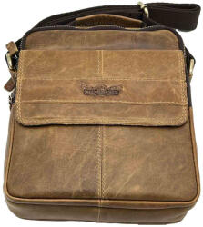  Geanta de umar tip borseta din Piele Naturala Maro: Allan Marco Executive, 27 X 23 X 7 cm