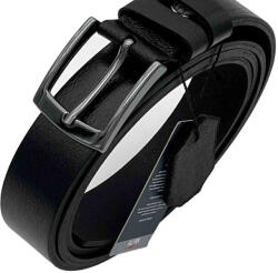  Curea Pantaloni pentru barbati din piele naturala, Neagra 3, 2 cm Latime