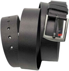  Curea Neagra Piele Naturala, Marimi Mari: 135 cm -175 cm, Catarama Metalica, Latime 4.2 cm, Alpin Polo