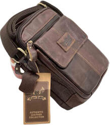  Borseta Barbati Piele Naturala: Ruff ryder ~ Maro 22x18x7 cm