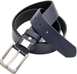  Curea Eleganta casual Barbati din Piele naturala lata de 4 cm, Bleumarin, Marco Lucci, 110 cm - 135 cm