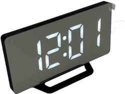  Ceas Digital Led Oglinda tip LCD Cu Lumina Verde, Alba, Rosie