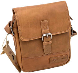  Geanta Barbati din Piele Naturala , Curea de Umar, Protectie RFID, Louis Wallis, 20x23x5 cm