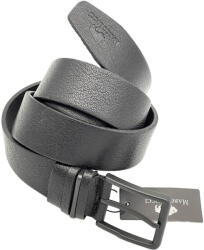  Curea barbati neagra clasica cu catarama metalica, Marco Lucci, latime 4 cm, dimensiuni: 110 cm, 115, 120, 125, 130, 135 cm
