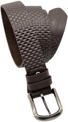  Curea barbati din piele 100% naturala, 4 cm Latime, Maro inchis, Marco Lucci