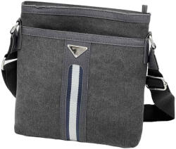  Borseta din Material Textil pentru barbati, Culoare Gri, 20 x 22 x 3/5 cm