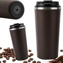 VERK GROUP Thermo Bögre Termosz Forró Italokhoz Kávé 500ML Tapadókorongos Anti-spill (07545)
