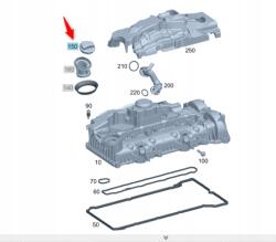Mercedes-Benz Olajbetöltő Dugó Mercedes Sprinter Mercedes Oe A0000180200
