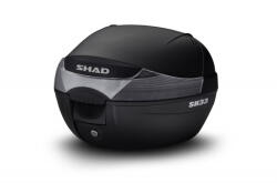 Shad Top Case SHAD SH33 D0B33200 , 33L , Negru , Placa inclusa