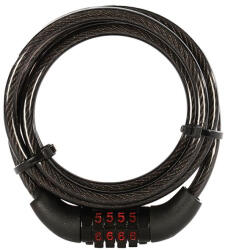 Oxford Antifurt OXFORD Combi6 , Cablu cu cifru 1500 A 6 mm , Negru