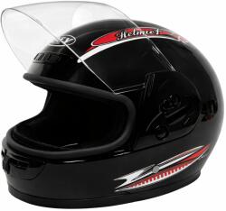 TMMP Casca scuter Full Face Safe , neagra, viziera transparenta