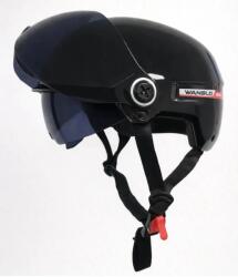 TMMP Casca Wanslo RM-010 negru lucios Casca trotineta si bicicleta ajustabila pentru adulti