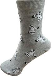 Soxworld Marina Női orrvarrás nélküli mintás zokni, 95 % pamut 5 % elasztán 5 pár Bagoly, Zebra 39-41