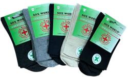 Soxworld Marina Gumi nélküli zokni 5 pár Vegyes(drapp, sötkék, fekete, vilszürke, sötszürke) 43-46