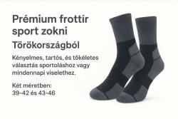 Soxworld Marina Frottír sport zokni 3 pár Sötszürke-fekete 43-46
