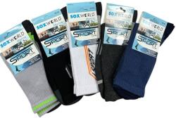 Soxworld Marina Mintás normál szárú sportzokni 5 pár Vegyes mintás 39-42