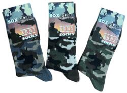 Soxworld Marina Terep mintás katona zokni 5 pár Terep mintás 43-46