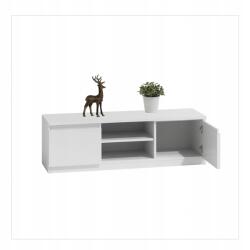 Topeshop Rtv asztal Malwa 120 cm Fehér Modern és funkcionális bútor (TS-0117)