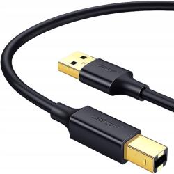 UGREEN Usb-a/usb-b kábel nyomtatóhoz/szkennerhez, 1, 5m, strapabíró, gyors (10350)