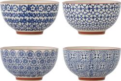 Bloomingville Boluri Karine 13, 5 cm albastre, 4 buc (82063365) Castron
