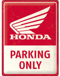 Nostalgic Art Germany Placă Decor 30 x 40 - Honda Mc - Parking Only - Parcare Doar pentru Honda (23335)