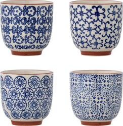 Bloomingville Cești Karine 7 cm, albastre, 4 buc (82063358)