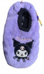  Kuromi Sanrio bolyhos papucs - lila, 40/41-es méret