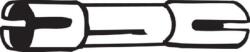 BOSAL Conector teava, sistem de esapament BOSAL 265-813 (265-813)