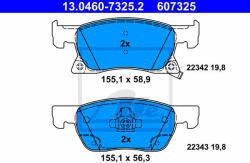 ATE Set placute frana, frana disc ATE 13.0460-7325.2 (13046073252)