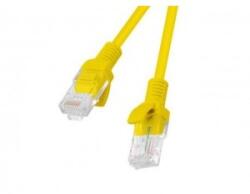 Lanberg Cablu retea Lanberg CAT5e Patch Cable 1m Yellow (PCU5-10CC-0100-Y)