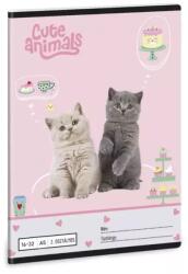 Ars Una Cute Animals: Tea Party vonalas füzet - 2. osztály, A/5-ös (53595324) - jateknet