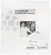 BLUERING Könyvelési bizonylat 50x2 lapos tömb 203x198 mm B. 13-503/V (BLUERING_61263) (BLUERING_61263)